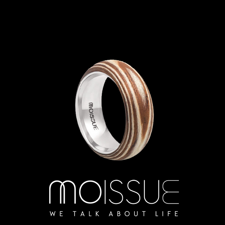 <div>Moissue－Second Life 木頭戒指寬版 - 長頸鹿紋</div>