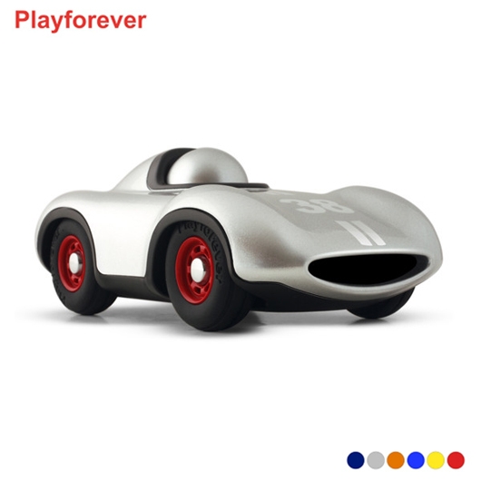 <div>Playforever Speedy Le Mans 經典古董利曼賽車玩具擺飾-白銀</div>